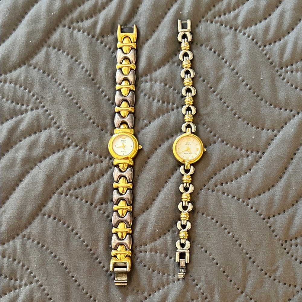 Bundle of 2 🎉Anne Klein Gold/Silver Women's Watches